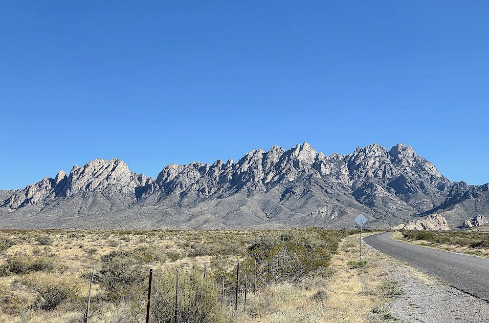 The Organ Mountains in Las Cruces