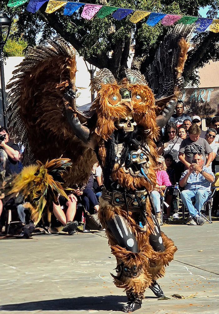 Dia de los Muertos dancer in Mesilla NM