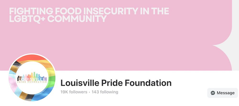 Louisville Pride Foundation page on Facebook