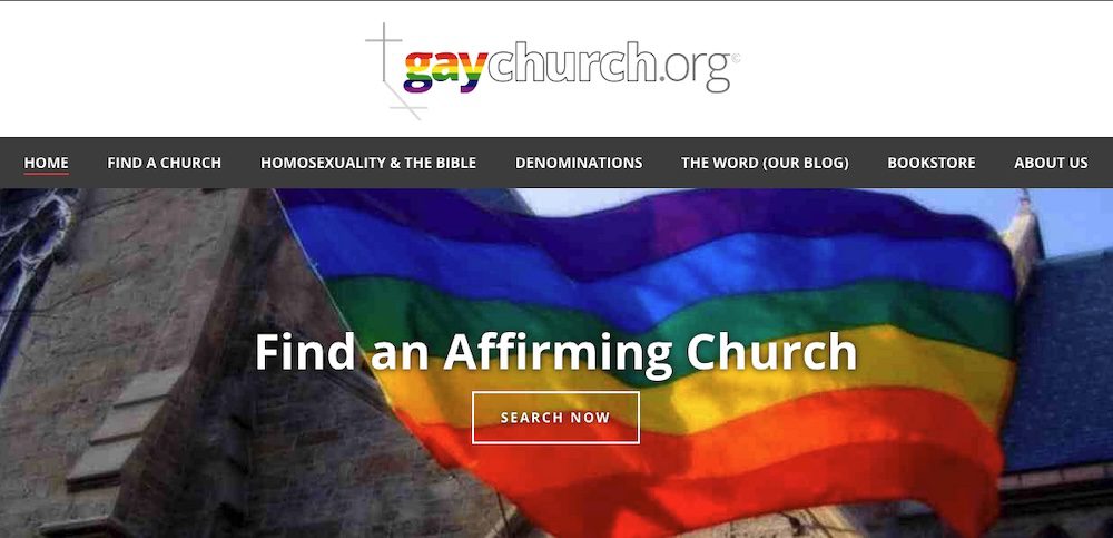 LGBTQ-friendly church finder gaychurch.org